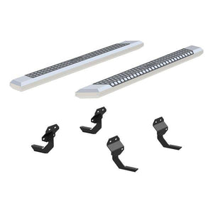 ARIES 5.5" CHROME ADVANTEDGE RUNNING BOARDS | 15-24 F150 & 17-24 F250/F350/F450/F550 EXT CAB - 2555012