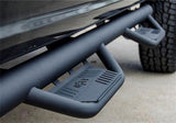 N-FAB BLACK PODIUM LG RUNNING BOARDS | 2015-2019 F150 EXT CAB