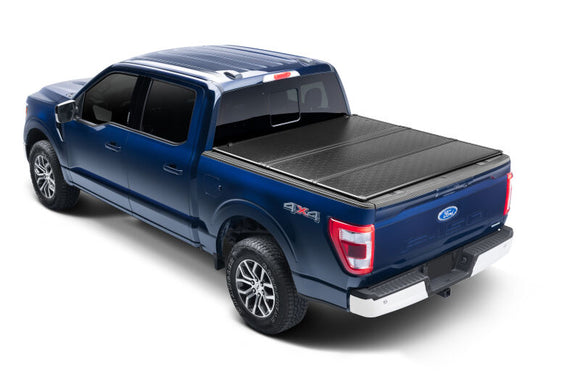 ENTHUZE T-SERIES HARD FOLDING TONNEAU COVER 20-22 Silverado/Sierra 2500/3500 6.9' Bed - ACTENT16024