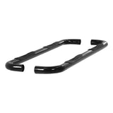 ARIES 3" ROUND BLACK STEEL SIDE BARS; 99-13 SILVERADO/SIERRA 1500/2500/3500 EXTENDED CAB - 204009