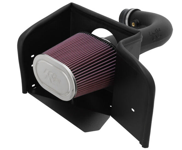 K&N 63-1529 - 63 Series Aircharger Performance Air Intake System - 08-12 Ram 1500 4.7L