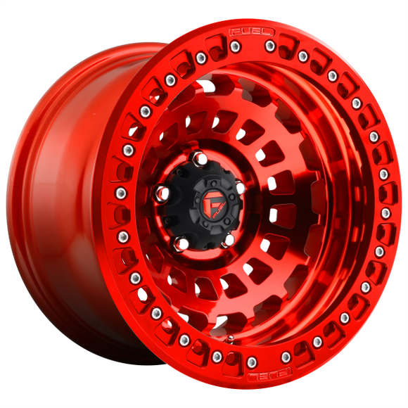 FUEL ZEPHYR 1PC D100 BEADLOCK 17X9 6X135 GL-RED -15MM - D10017908945