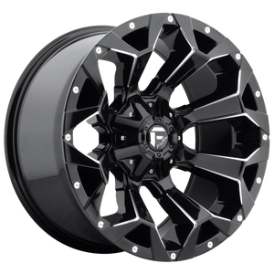 FUEL ASSAULT 1PC D576 20X10 8X170 GL-BLK-MIL -18MM - D57620001747