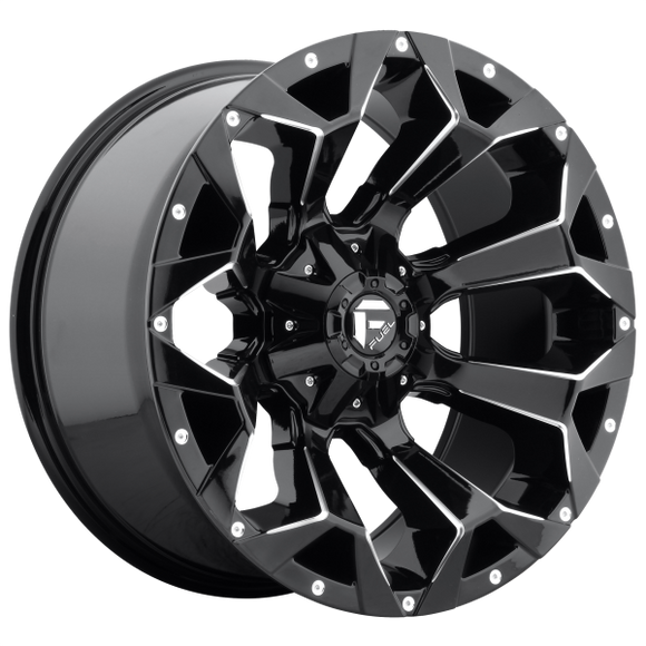 FUEL ASSAULT 1PC D576 20X10 8X170 GL-BLK-MIL -18MM - D57620001747