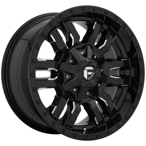 FUEL SLEDGE 1PC D595 20X10 8X180 GL-BLK-MIL -18MM - D59520001847