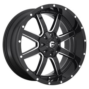 FUEL MAVERICK 1PC D610 20X9 6X135/5.5 GL-BLK-MIL +1MM - D61020909850