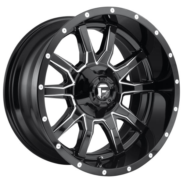 FUEL VANDAL 1PC D627 20X9 6X135/5.5 GL-BLK-MIL +1MM - D62720909850
