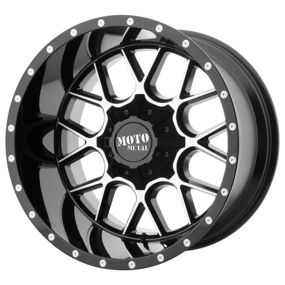 MOTO METAL SIEGE MO986 20X9 6X135/5.5 G-BLK MACH 00MM - MO98629067300