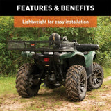 CURT 41IN. X 26IN. BLACK STEEL UNIVERSAL ATV CARGO CARRIER - 18101