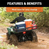 CURT 41IN. X 26IN. BLACK STEEL UNIVERSAL ATV CARGO CARRIER - 18101