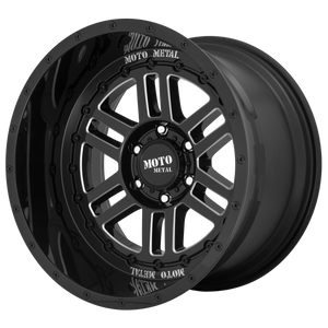 MOTO METAL MO800 DEEP SIX 22X12 8X170 GLOSS BLACK & MILLED -44MM - MO80022287344N