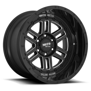 MOTO METAL DEEP SIX MO800 20X10 6X135 G-BLK MILL -18MM - MO80021063318N