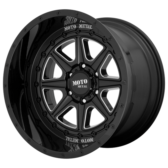 MOTO METAL PHANTOM MO801 20X10 8X170 G-BLK MILL -18MM - MO80121087318N