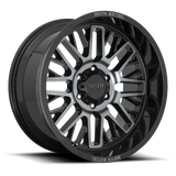 MOTO METAL MO802 20X10 6X135 GLOSS-BLK-MACHINED GREY TINT -18MM - MO80221063418N