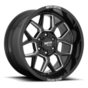 MOTO METAL BANSHEE MO803 20X10 8X170 G-BLK MILL -18MM - MO80321087318N