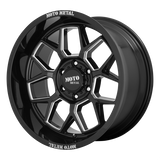 MOTO METAL BANSHEE MO803 20X10 6X139.7 G-BLK MILL -18MM - MO80321068318N