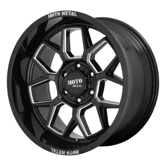 MOTO METAL BANSHEE MO803 20X10 6X135 G-BLK MILL -18MM - MO80321063318N